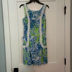 Lilly Pulitzer Blue and Green Dress